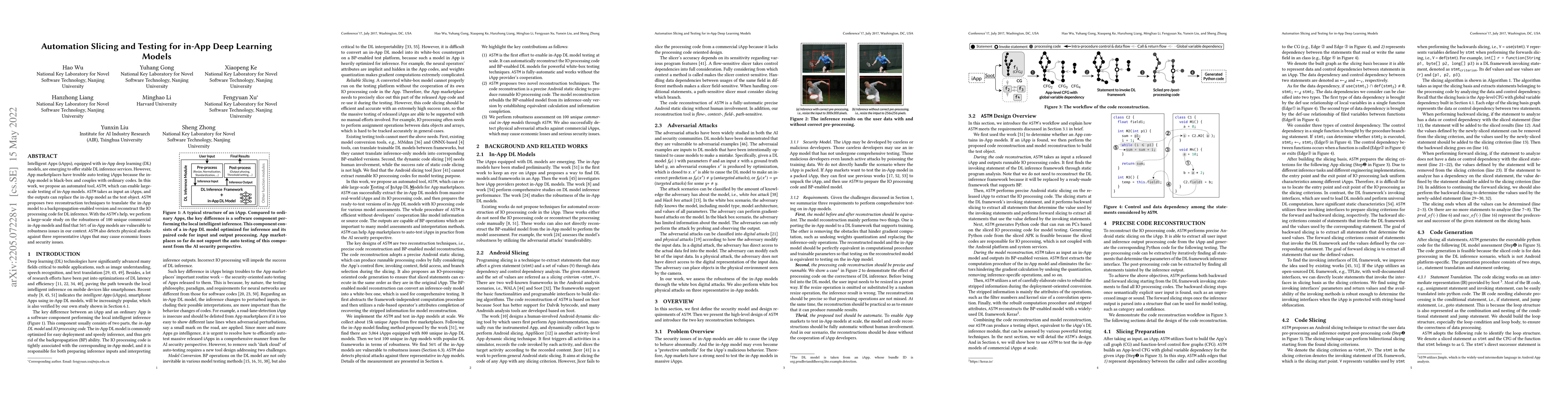 Thumbnail for Automation Slicing and Testing for in-App Deep Learning Models