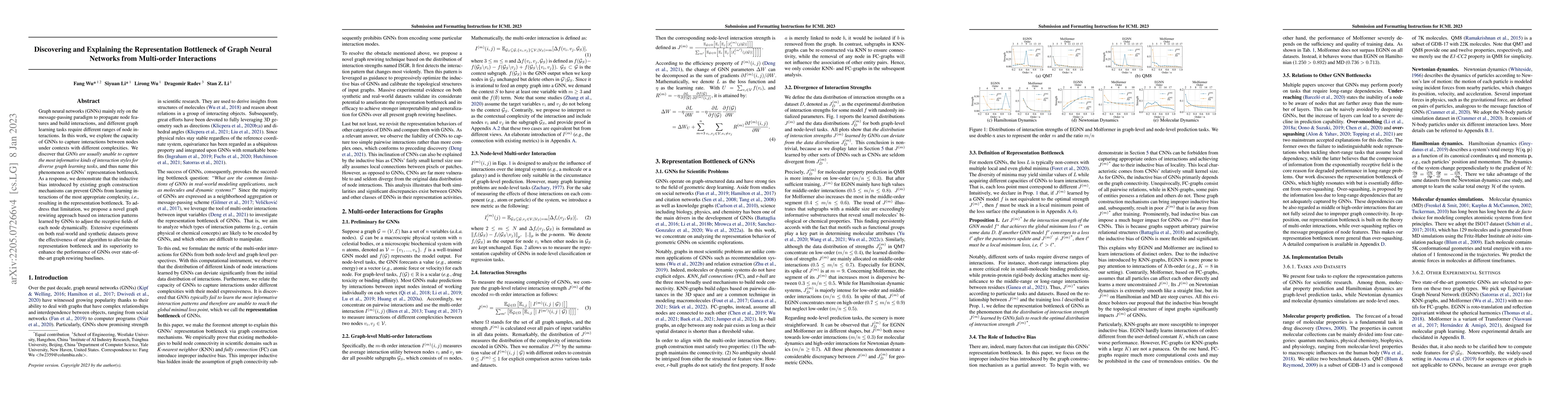 Thumbnail for Discovering and Explaining the Representation Bottleneck of Graph Neural
  Networks from Multi-order Interactions
