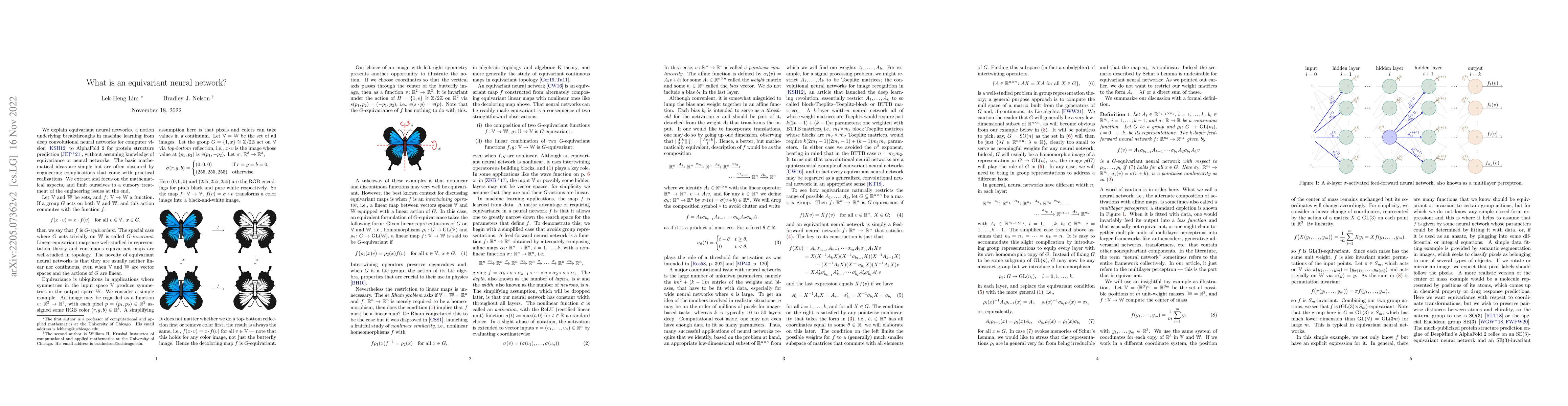 Thumbnail for What is an equivariant neural network?