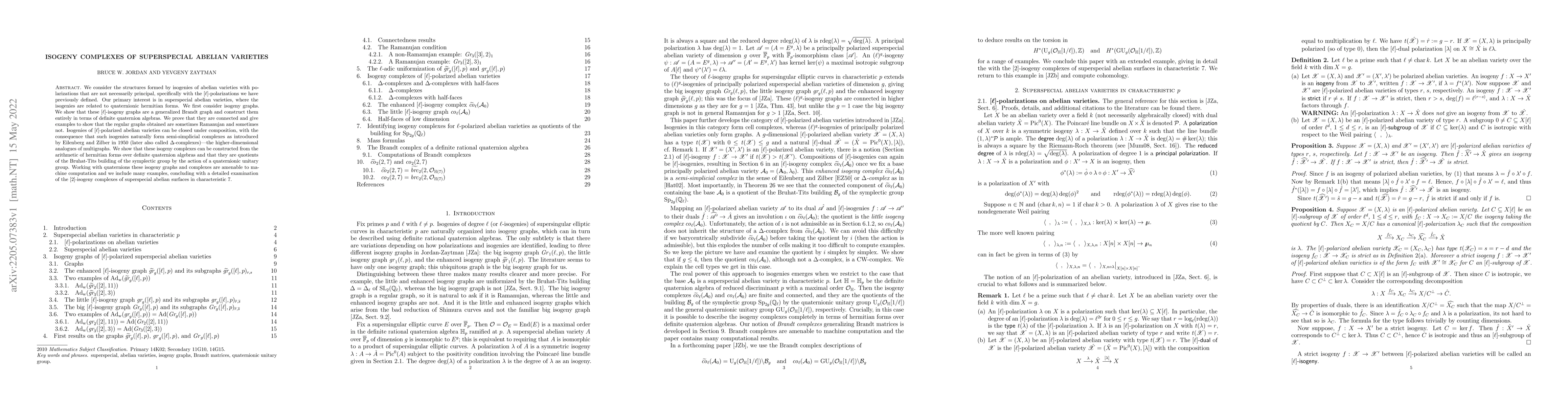 Thumbnail for Isogeny complexes of superspecial abelian varieties