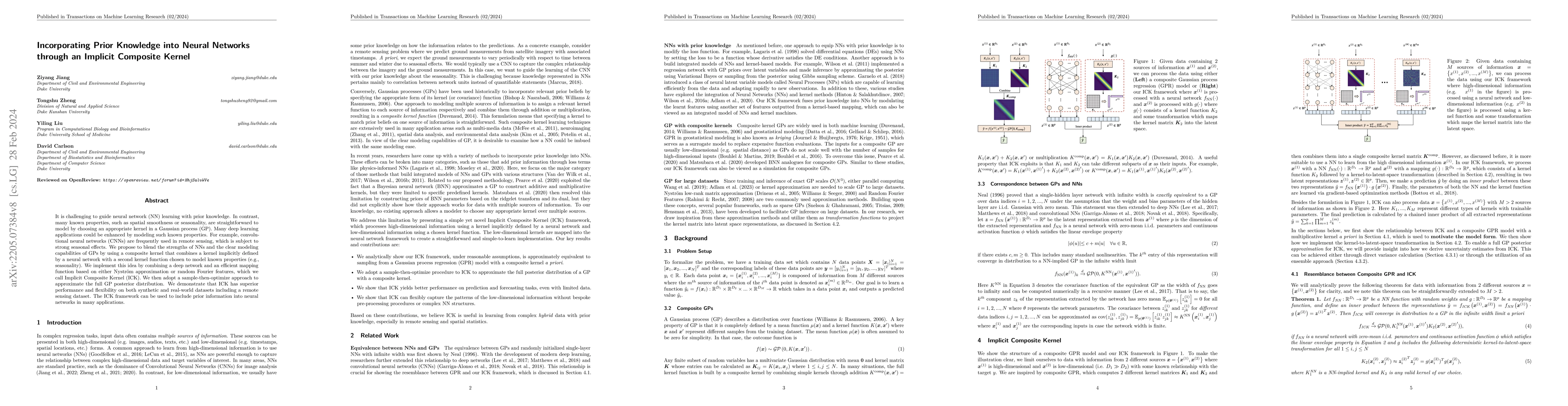 Thumbnail for Incorporating Prior Knowledge into Neural Networks through an Implicit
  Composite Kernel