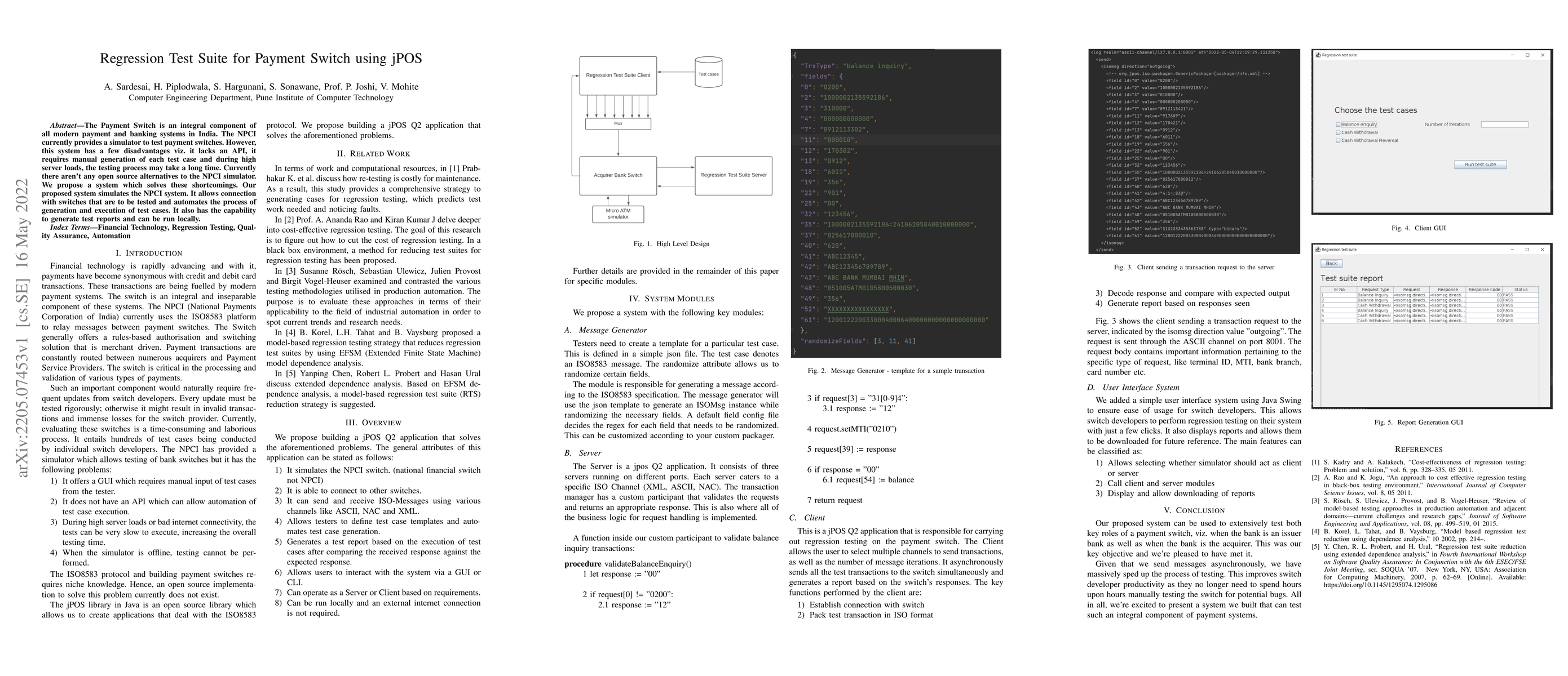 Thumbnail for Regression Test Suite for Payment Switch using jPOS