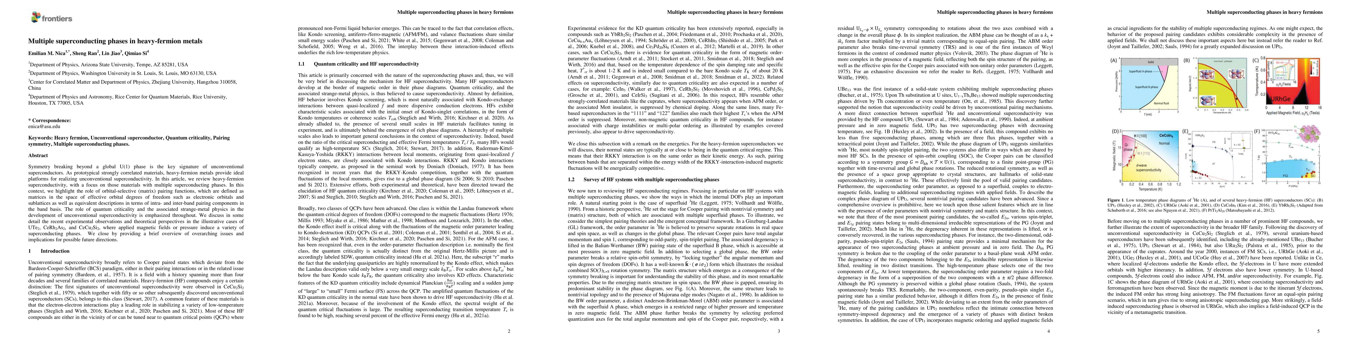 Thumbnail for Multiple superconducting phases in heavy-fermion metals