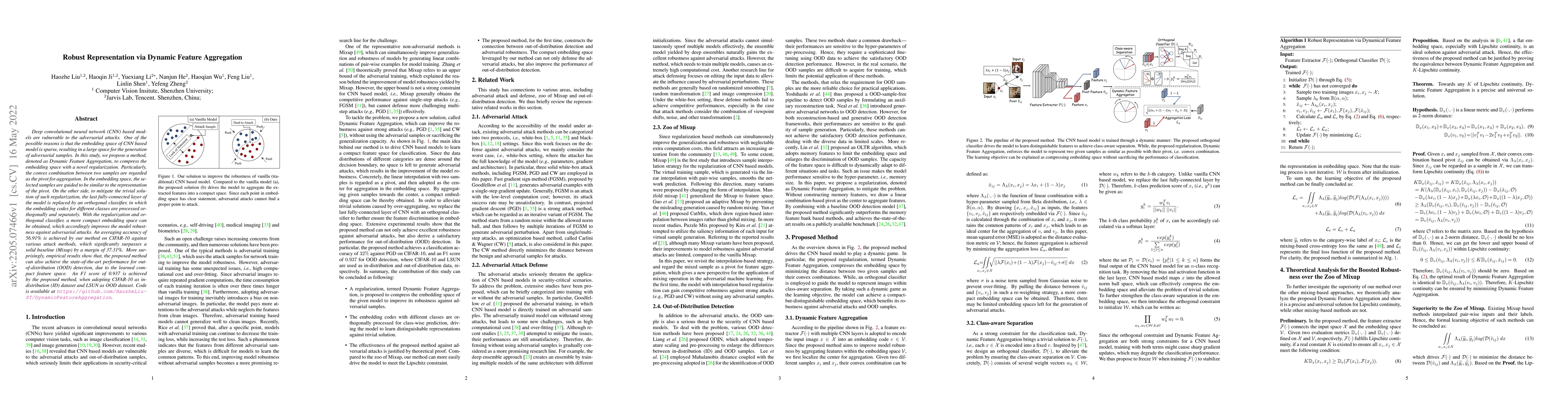 Thumbnail for Robust Representation via Dynamic Feature Aggregation