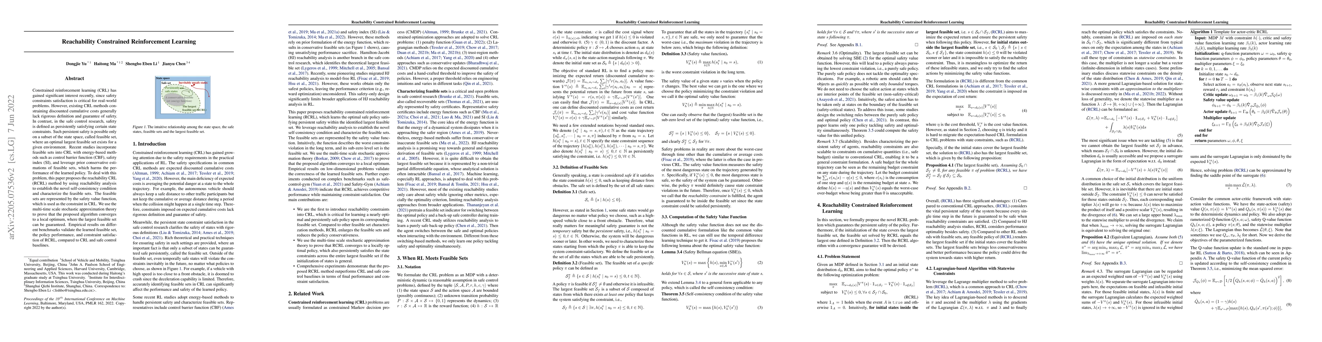 Thumbnail for Reachability Constrained Reinforcement Learning