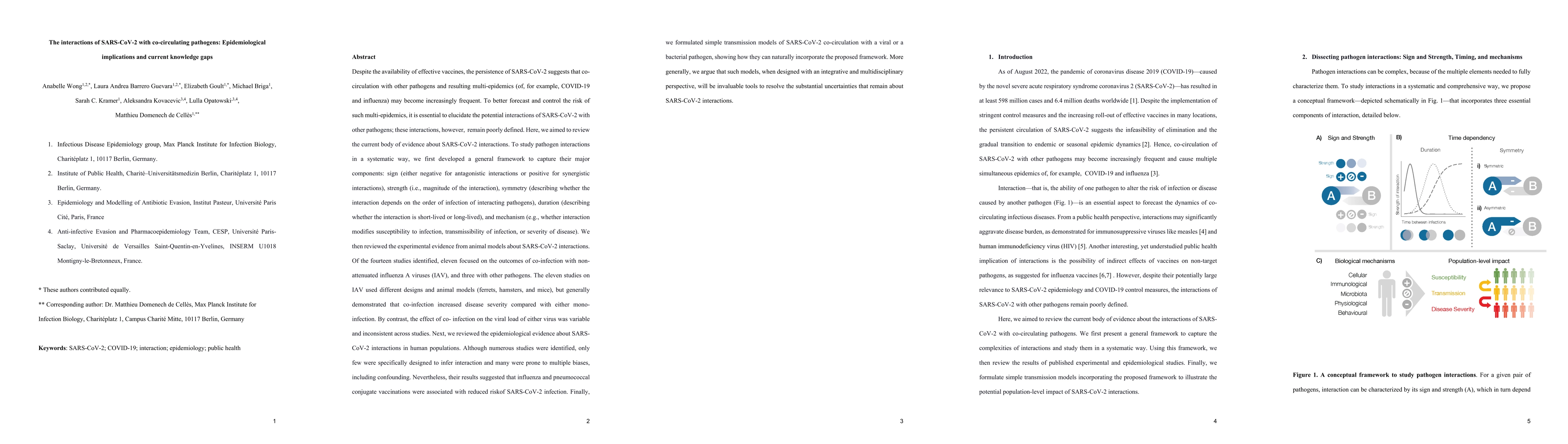 Thumbnail for The interactions of SARS-CoV-2 with co-circulating pathogens:
  Epidemiological implications and current knowledge gaps