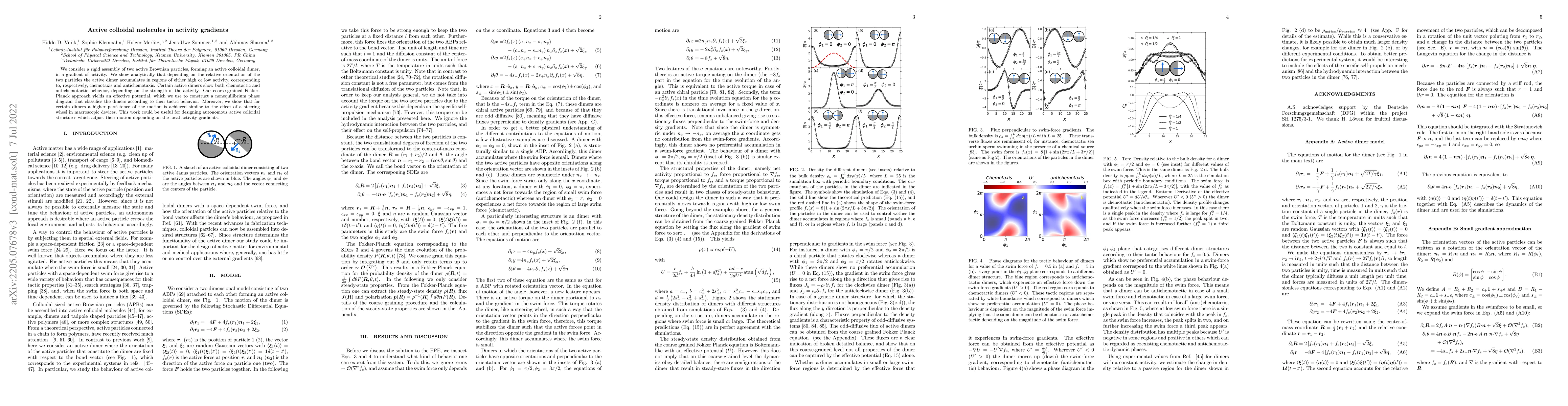 Thumbnail for Active Colloidal Molecules in Activity Gradients