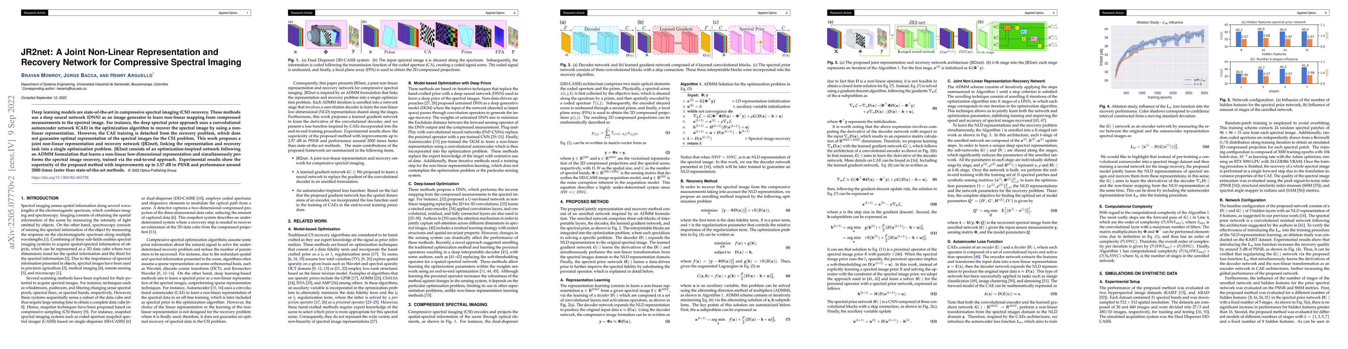 Thumbnail for JR2net: A Joint Non-Linear Representation and Recovery Network for
  Compressive Spectral Imaging