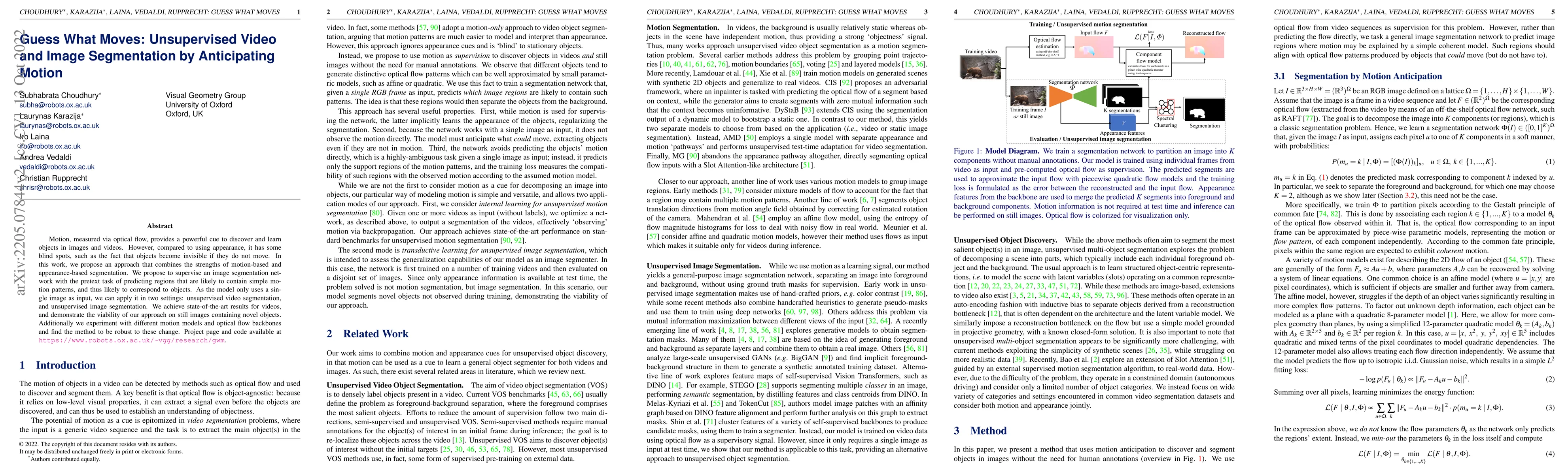 Thumbnail for Guess What Moves: Unsupervised Video and Image Segmentation by
  Anticipating Motion