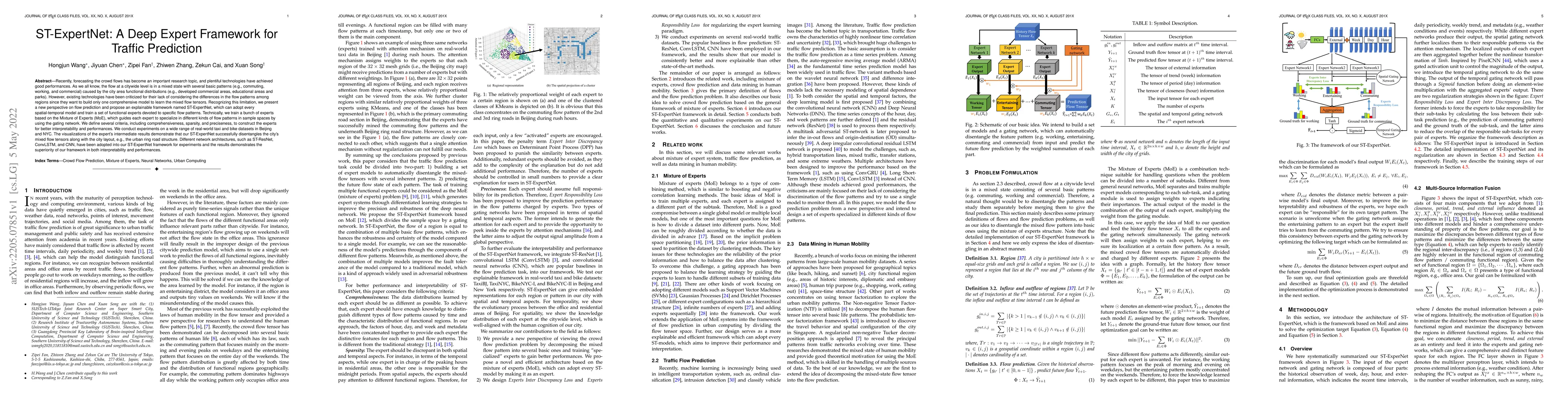 Thumbnail for ST-ExpertNet: A Deep Expert Framework for Traffic Prediction