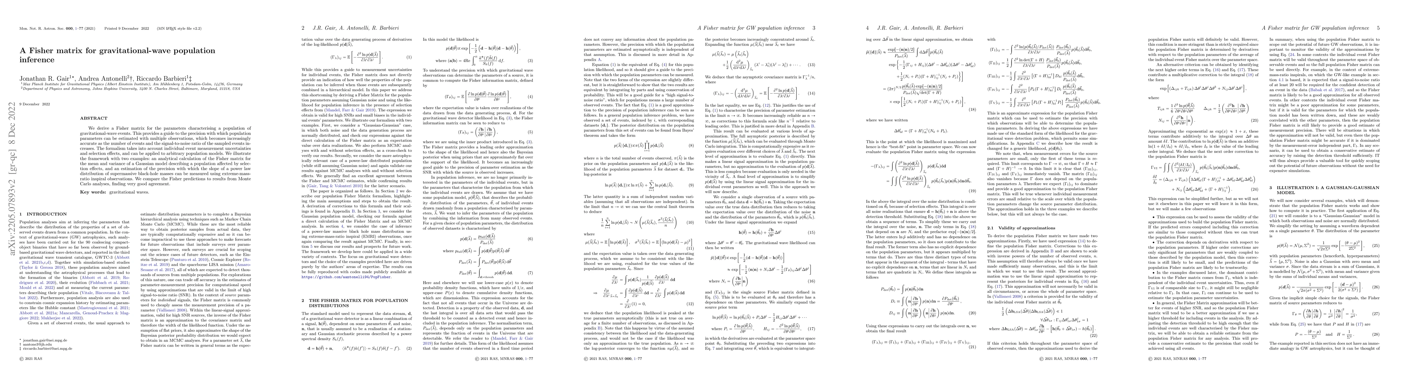 Thumbnail for A Fisher matrix for gravitational-wave population inference
