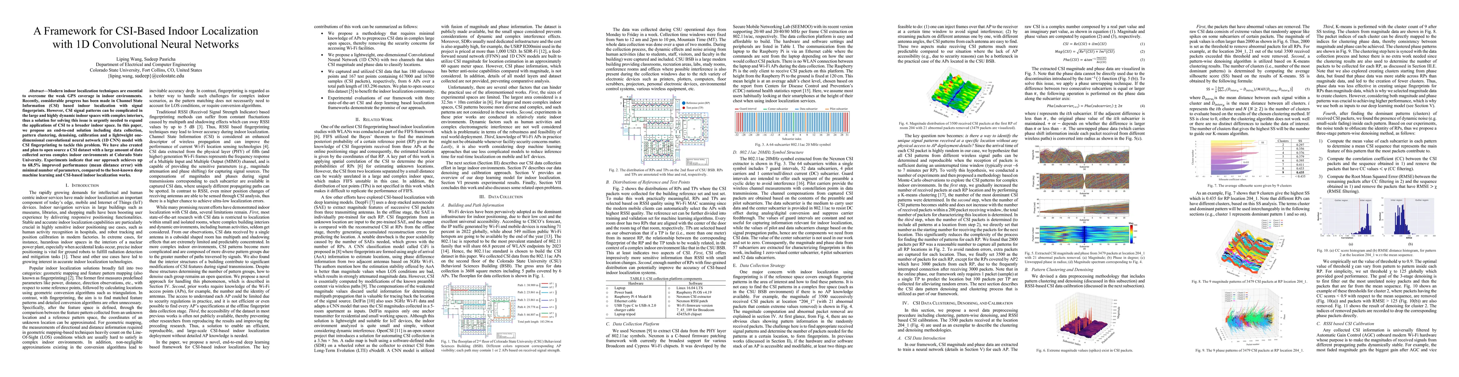 Thumbnail for A Framework for CSI-Based Indoor Localization with 1D Convolutional
  Neural Networks