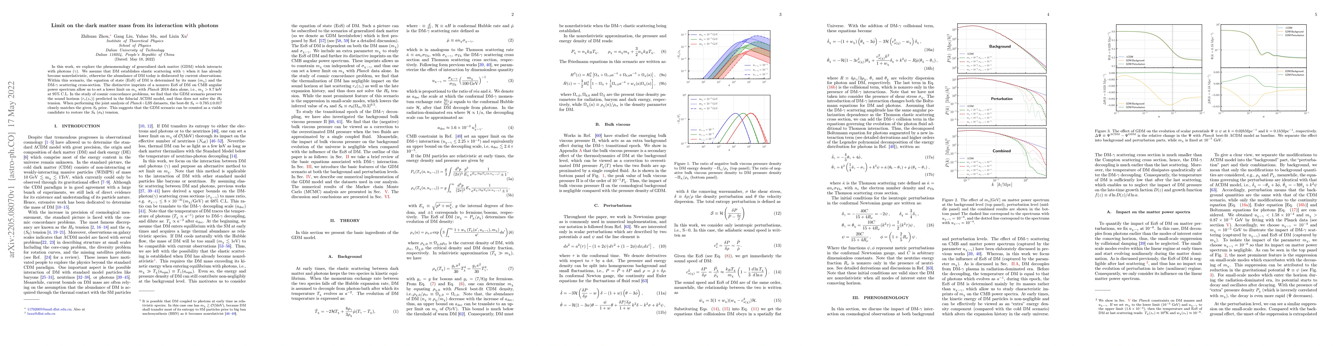 Thumbnail for Limit on the dark matter mass from its interaction with photons