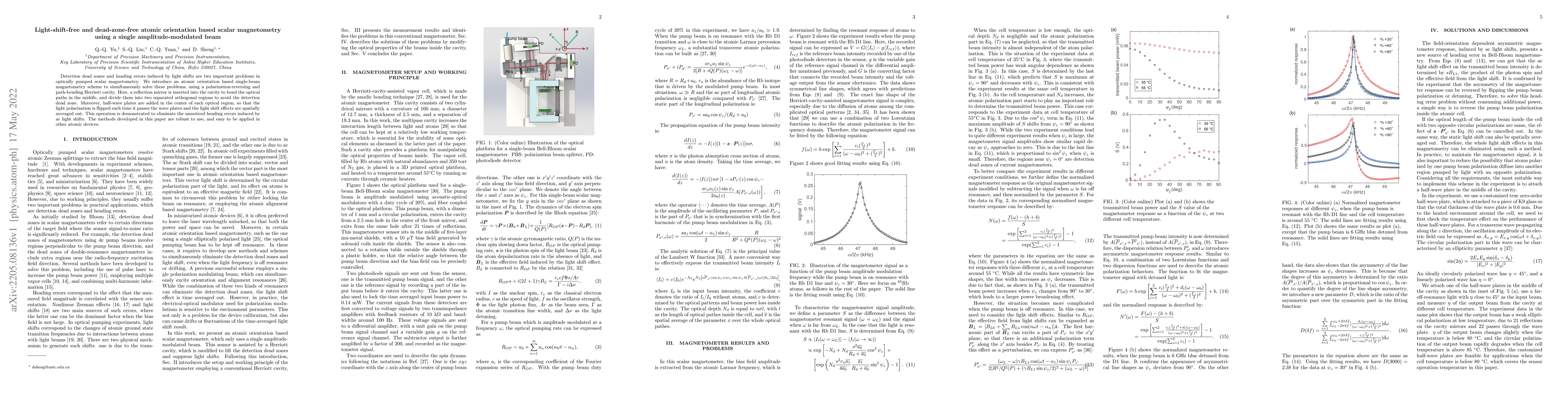 Thumbnail for Light-shift-free and dead-zone-free atomic orientation based scalar
  magnetometry using a single amplitude-modulated beam