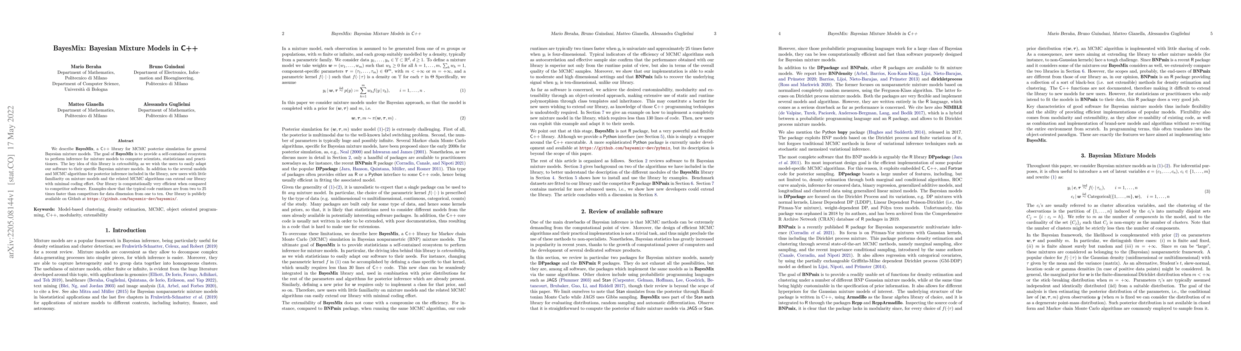 Thumbnail for BayesMix: Bayesian Mixture Models in C++