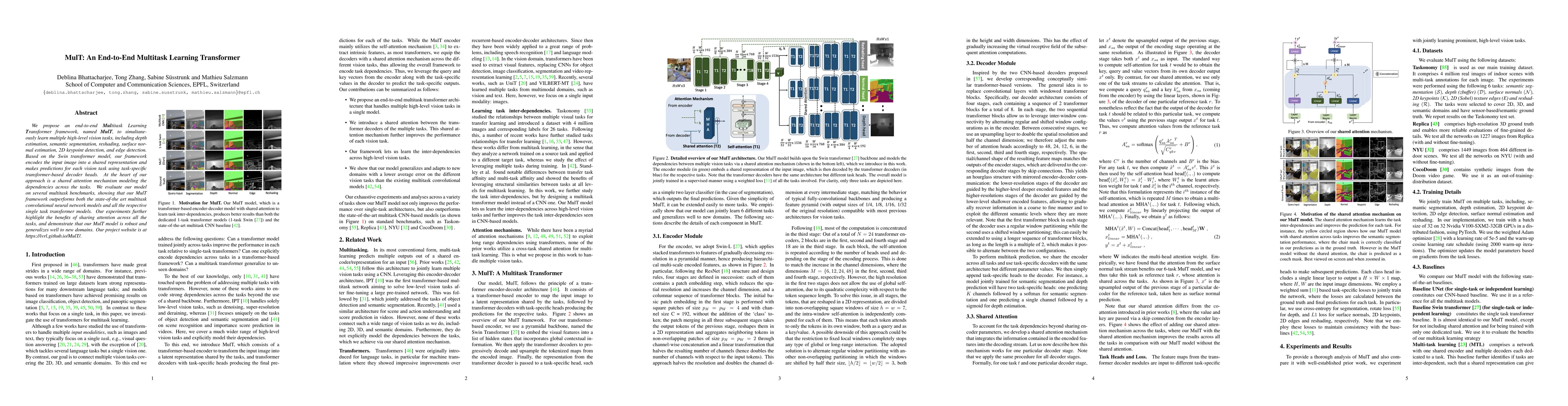 Thumbnail for MulT: An End-to-End Multitask Learning Transformer