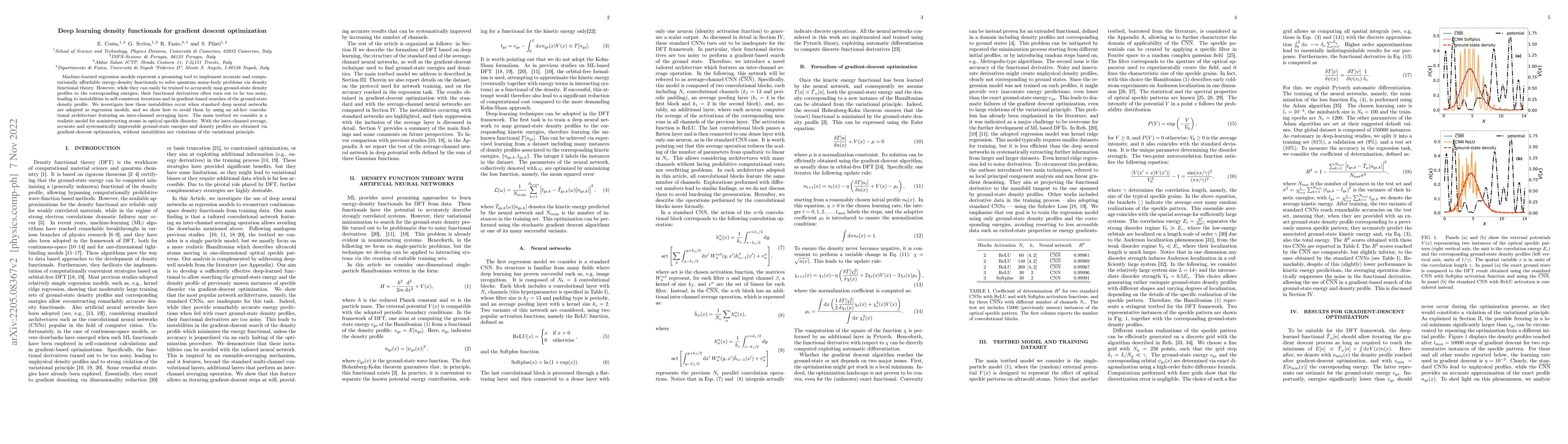 Thumbnail for Deep learning density functionals for gradient descent optimization