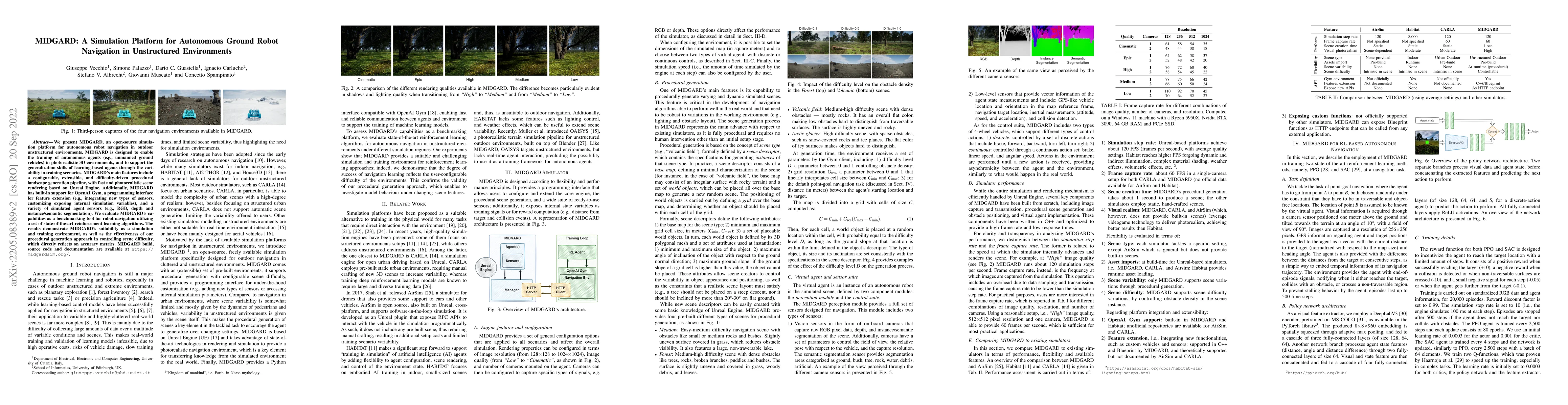 Thumbnail for MIDGARD: A Simulation Platform for Autonomous Navigation in Unstructured
  Environments