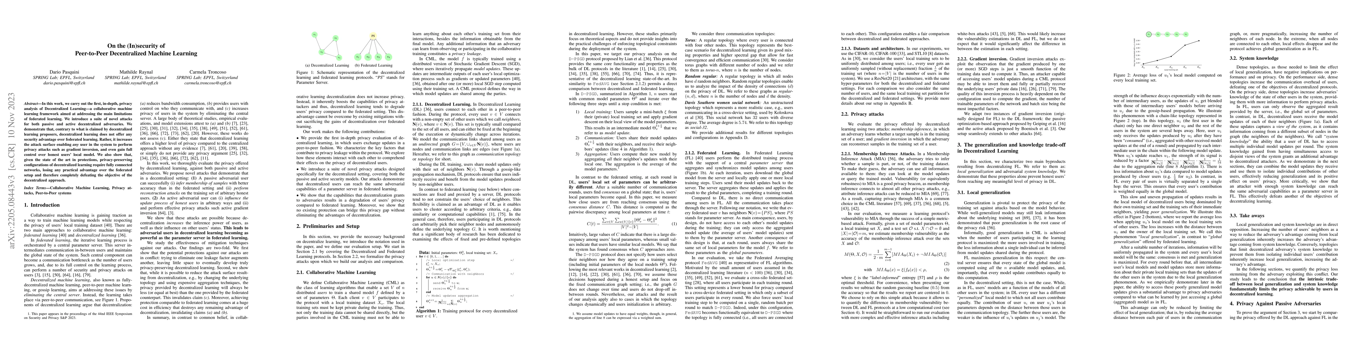 Thumbnail for On the (In)security of Peer-to-Peer Decentralized Machine Learning