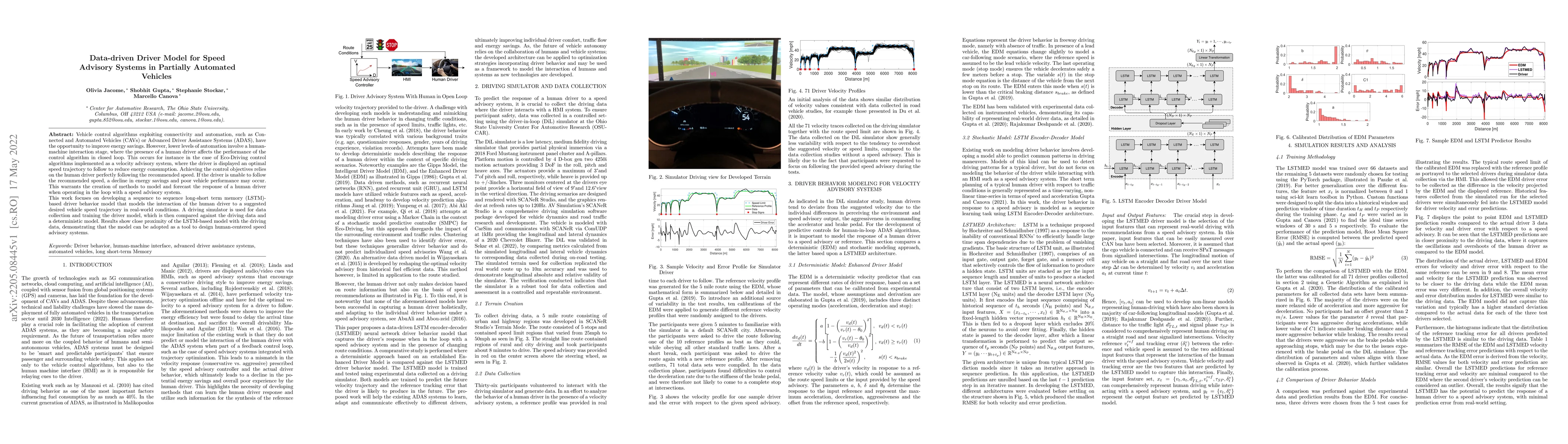 Thumbnail for Data-driven Driver Model for Speed Advisory Systems in Partially
  Automated Vehicles