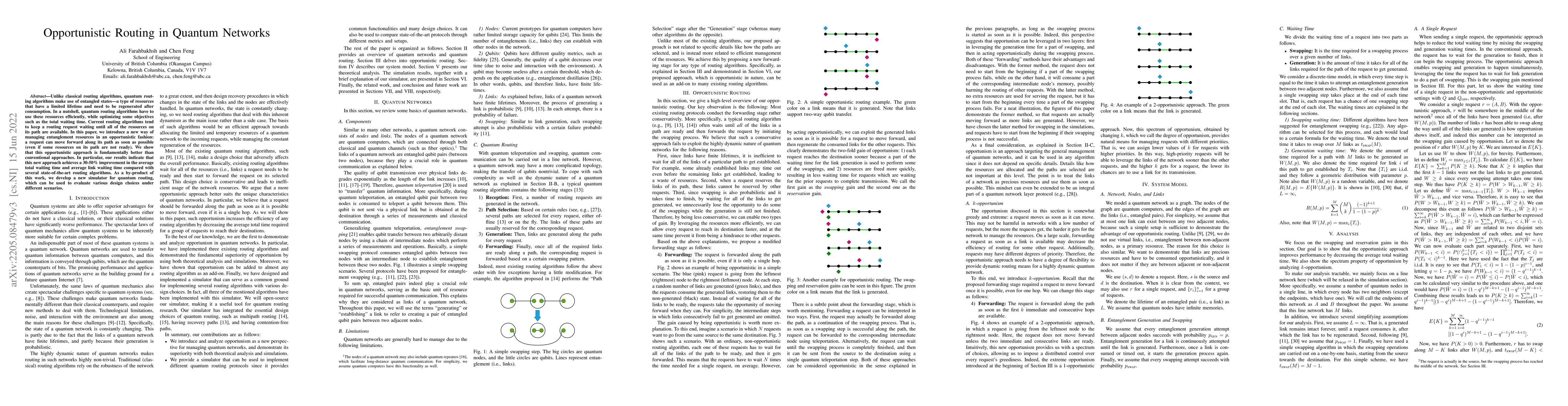 Thumbnail for Opportunistic Routing in Quantum Networks