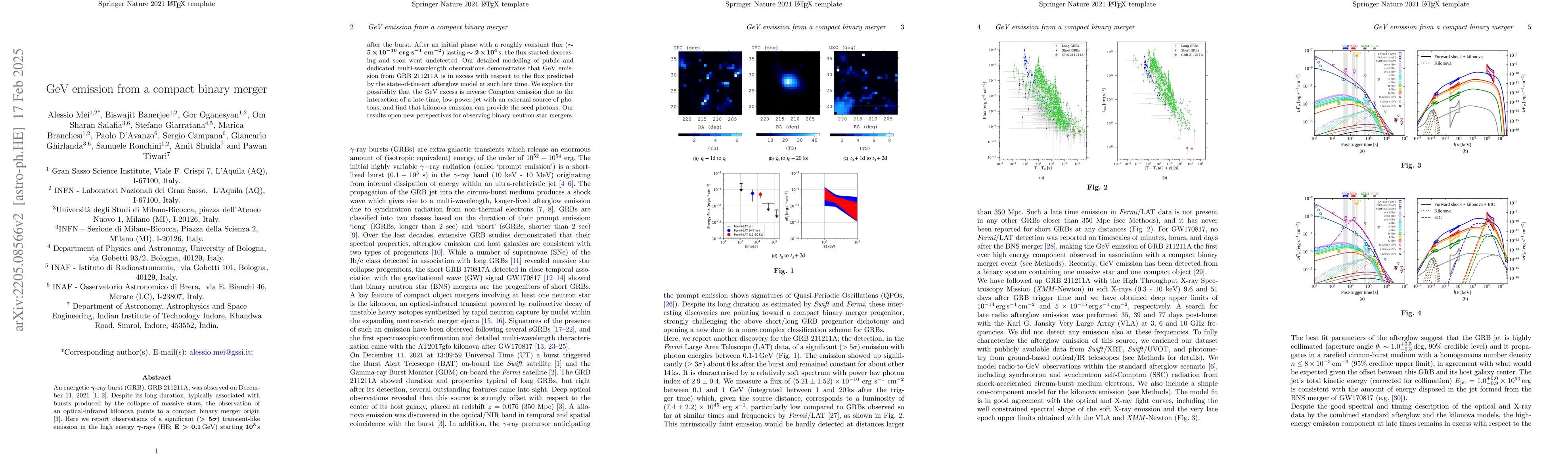 Thumbnail for GeV emission from a compact binary merger