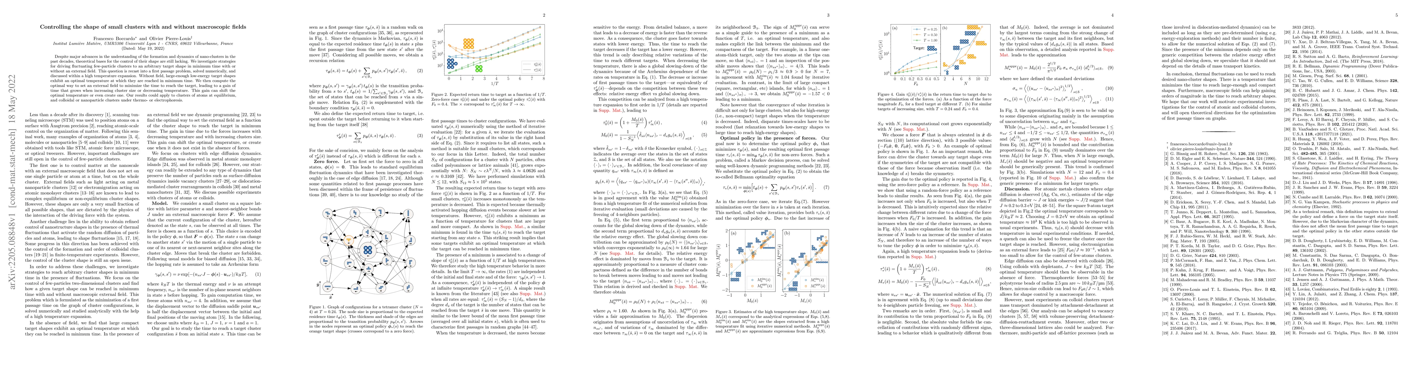 Thumbnail for Controlling the shape of small clusters with and without macroscopic
  fields