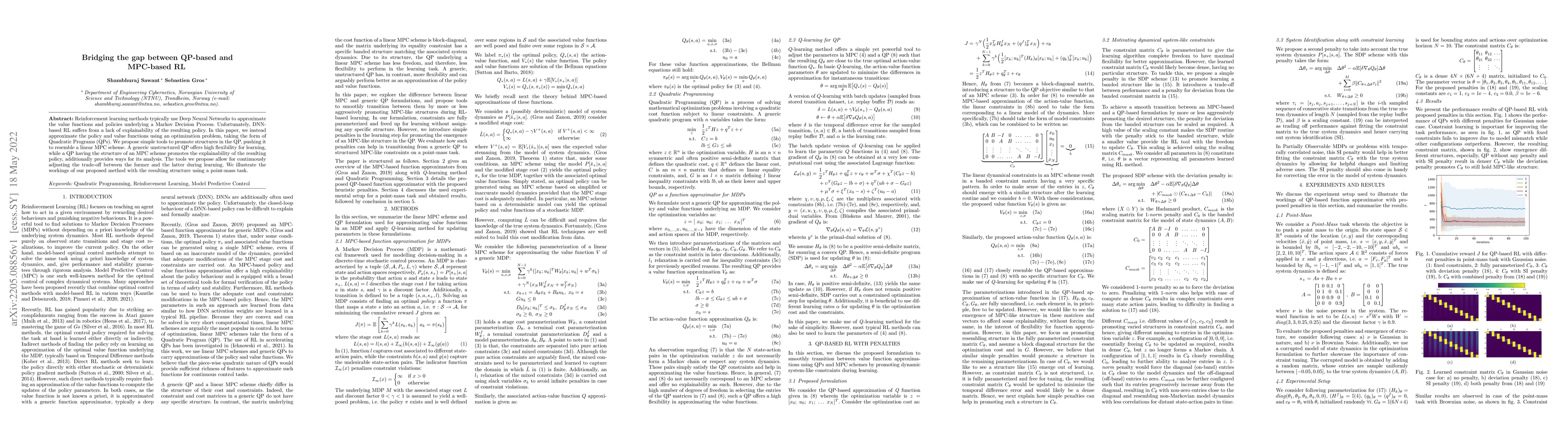 Thumbnail for Bridging the gap between QP-based and MPC-based RL