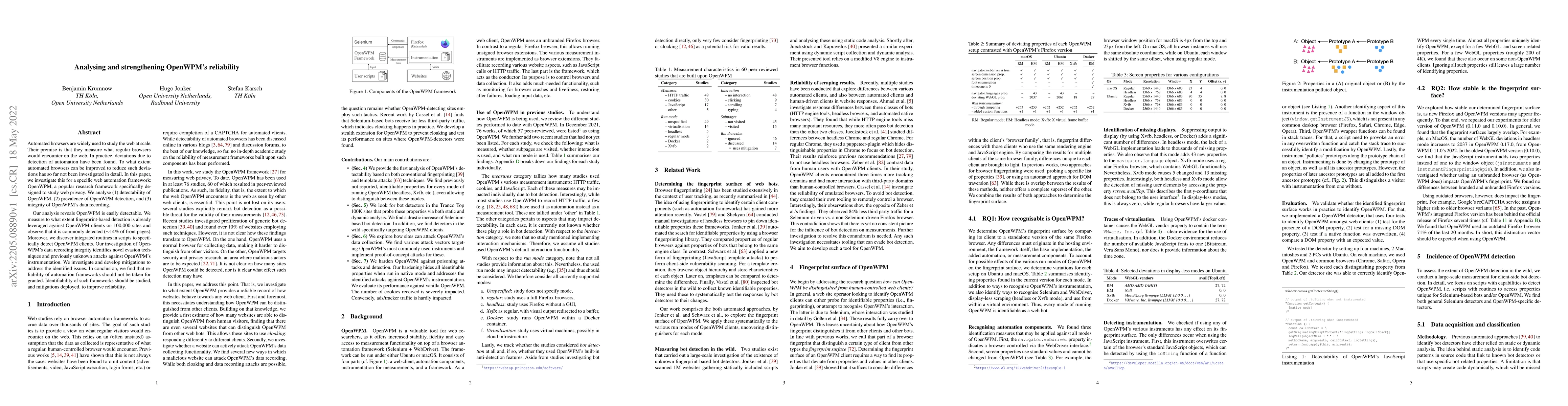 Thumbnail for Analysing and strengthening OpenWPM's reliability