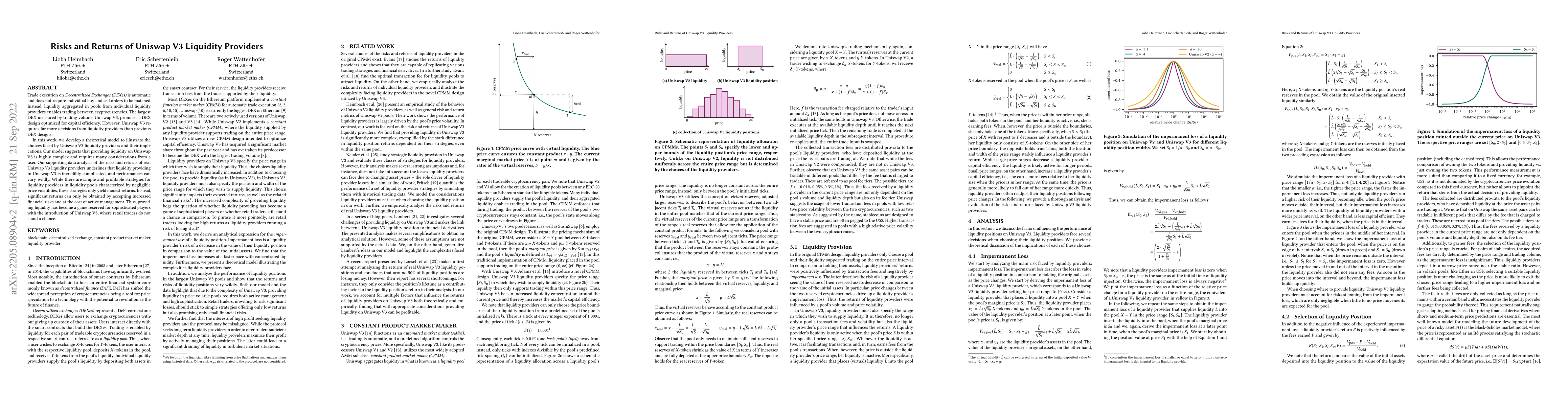 Thumbnail for Risks and Returns of Uniswap V3 Liquidity Providers