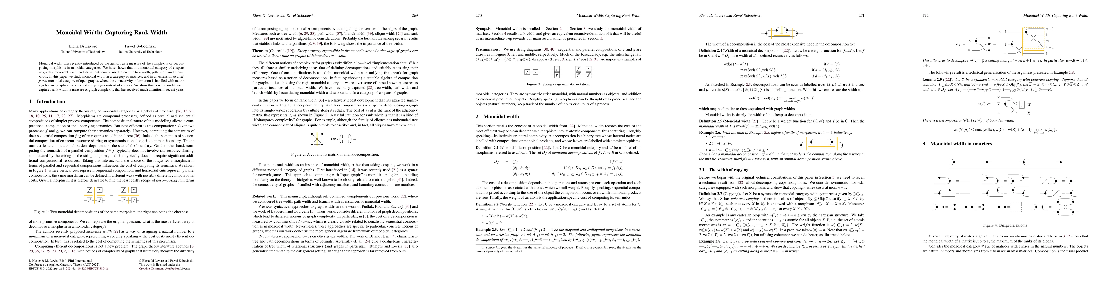 Thumbnail for Monoidal Width: Capturing Rank Width