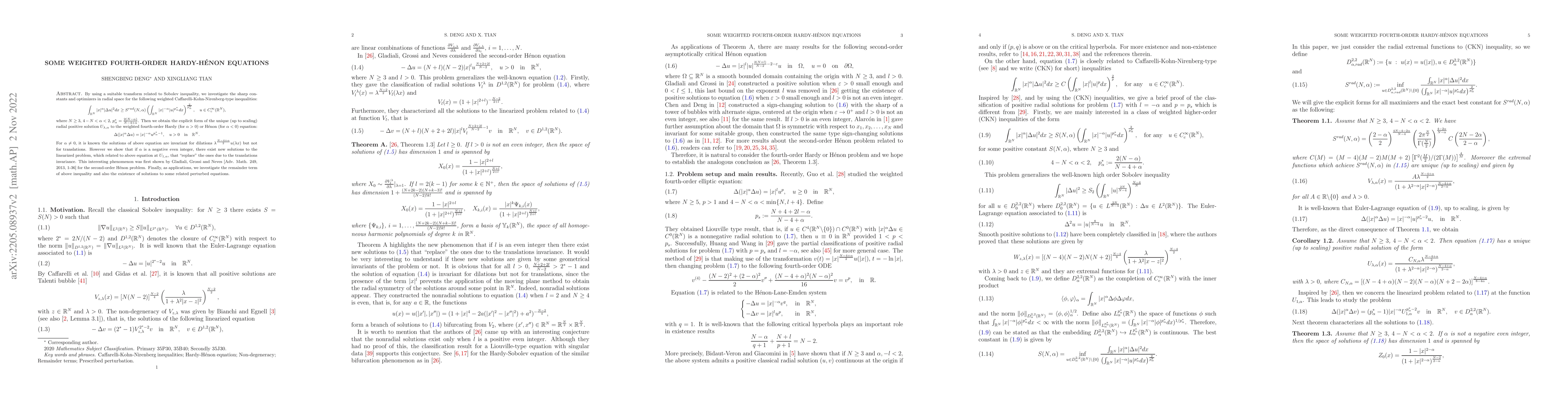 Thumbnail for Some weighted fourth-order Hardy-Henon equations