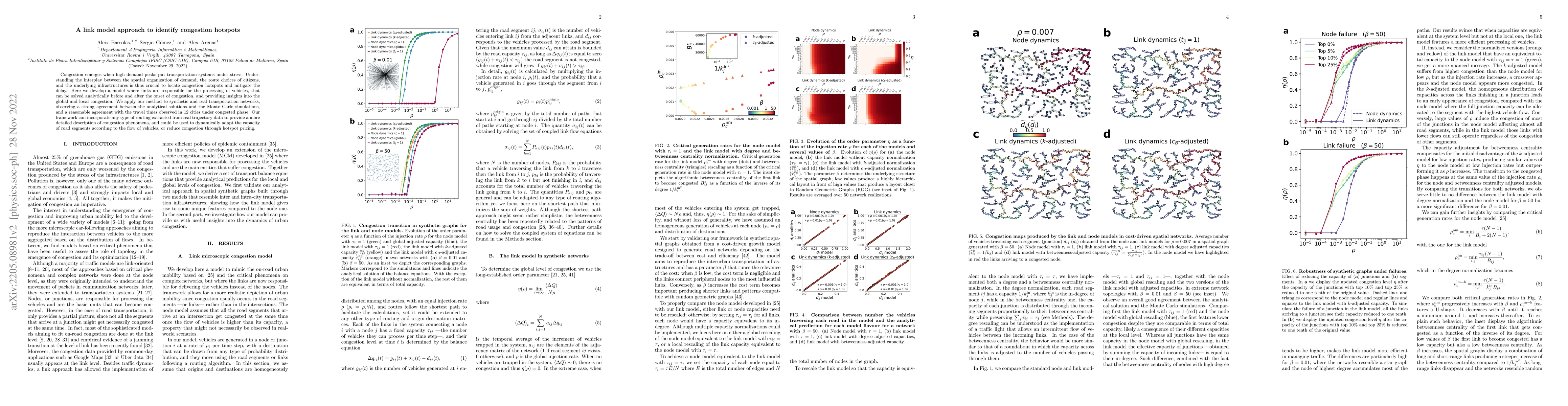 Thumbnail for A link model approach to identify congestion hotspots