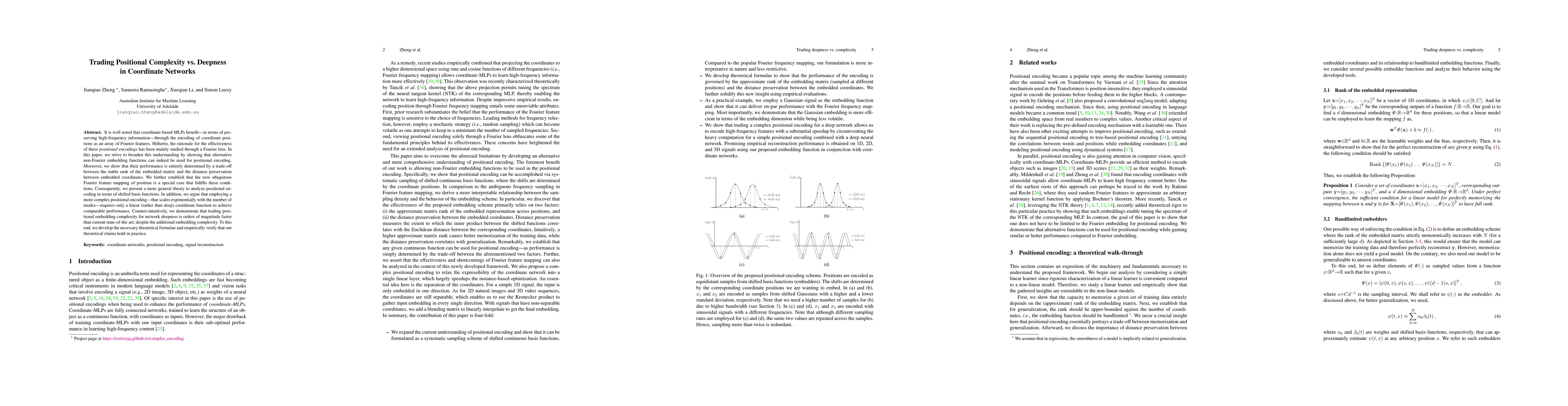 Thumbnail for Trading Positional Complexity vs. Deepness in Coordinate Networks