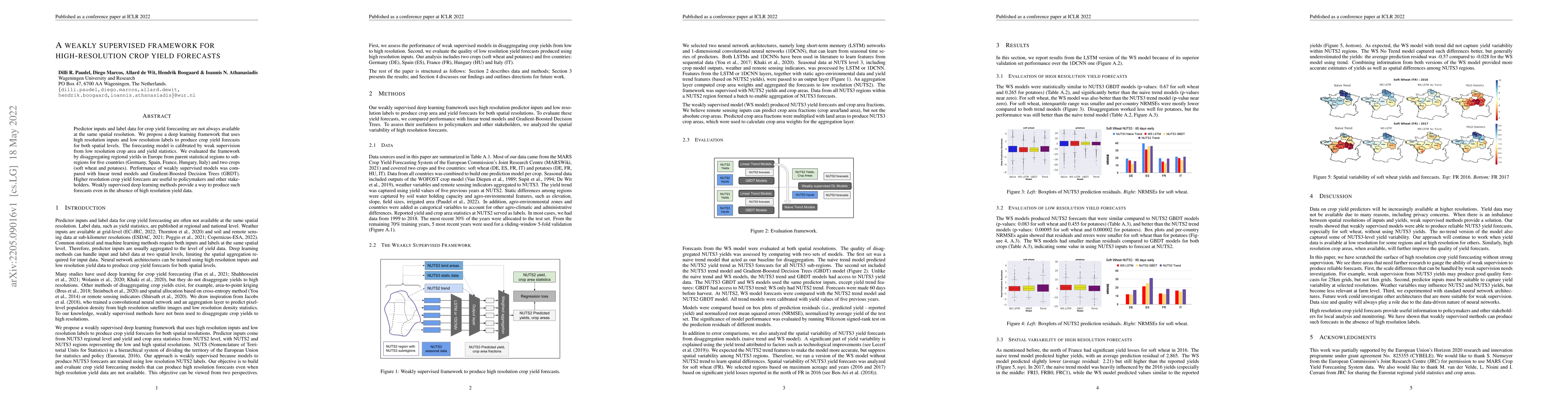 Thumbnail for A weakly supervised framework for high-resolution crop yield forecasts