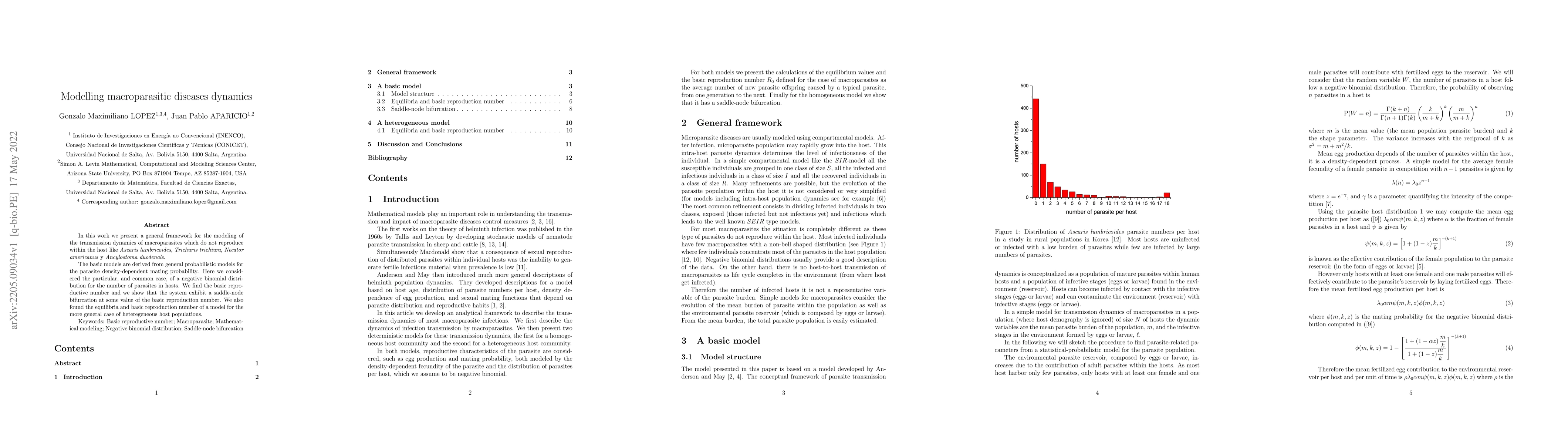Thumbnail for Modelling macroparasitic diseases dynamics