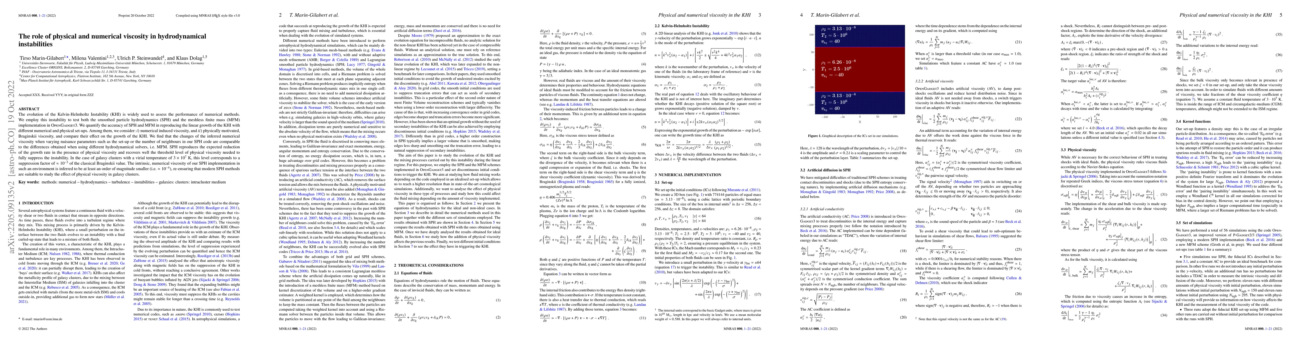 Thumbnail for The role of physical and numerical viscosity in hydrodynamical
  instabilities