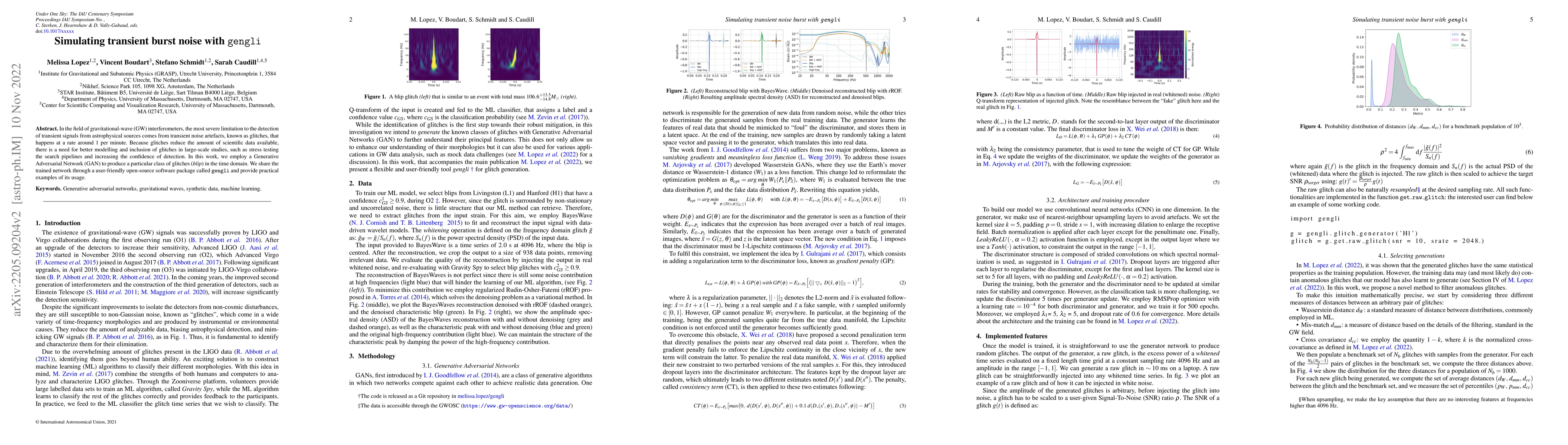 Thumbnail for Simulating Transient Noise Bursts in LIGO with gengli