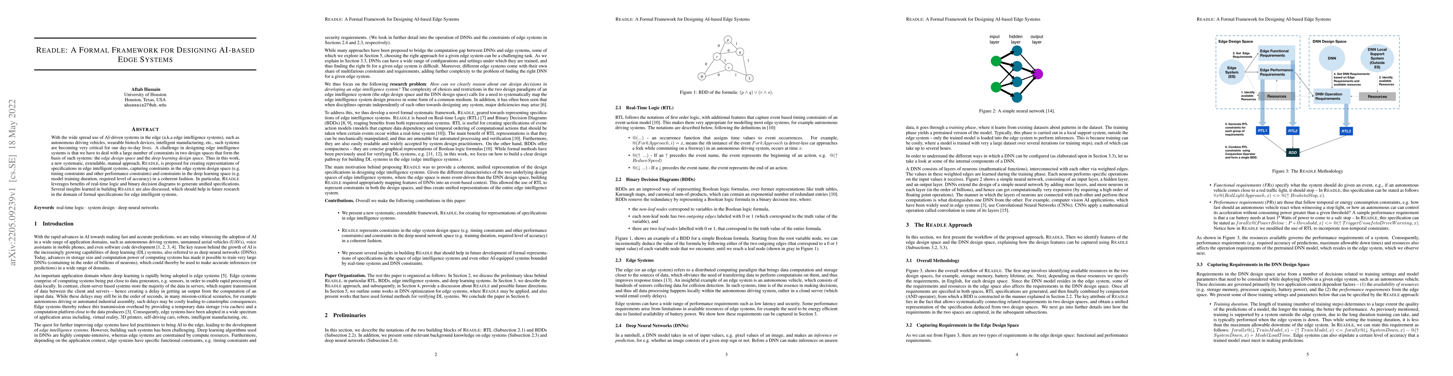 Thumbnail for Readle: A Formal Framework for Designing AI-based Edge Systems