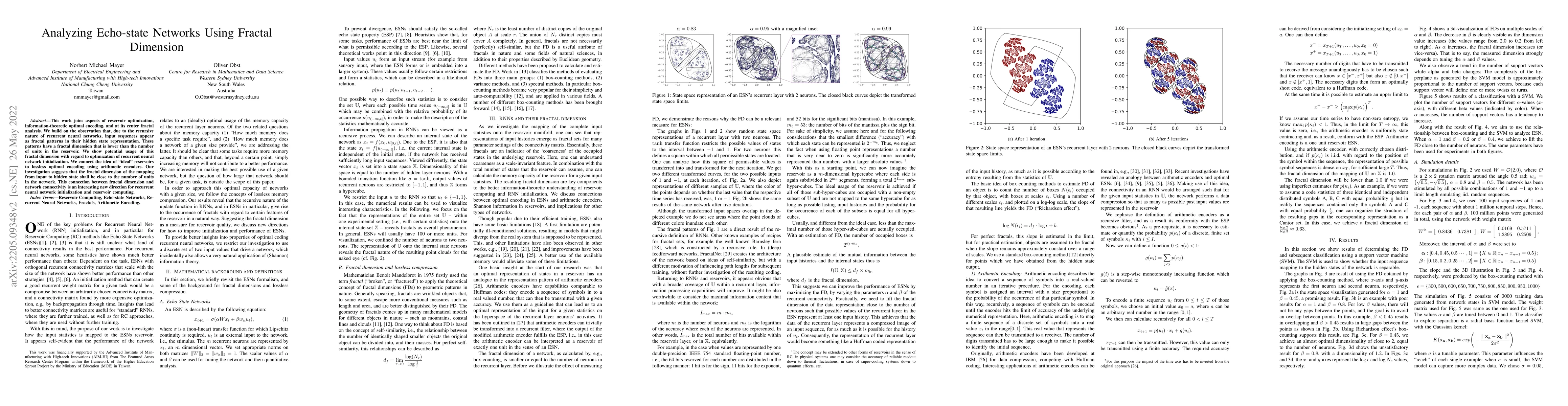 Thumbnail for Analyzing Echo-state Networks Using Fractal Dimension