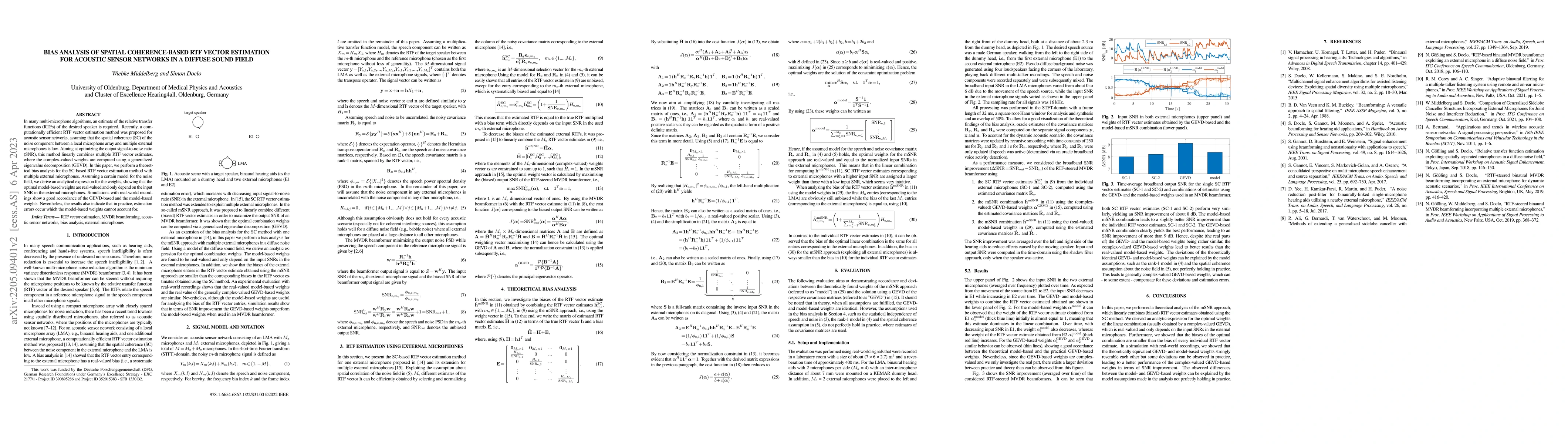 Thumbnail for Bias Analysis of Spatial Coherence-Based RTF Vector Estimation for
  Acoustic Sensor Networks in a Diffuse Sound Field