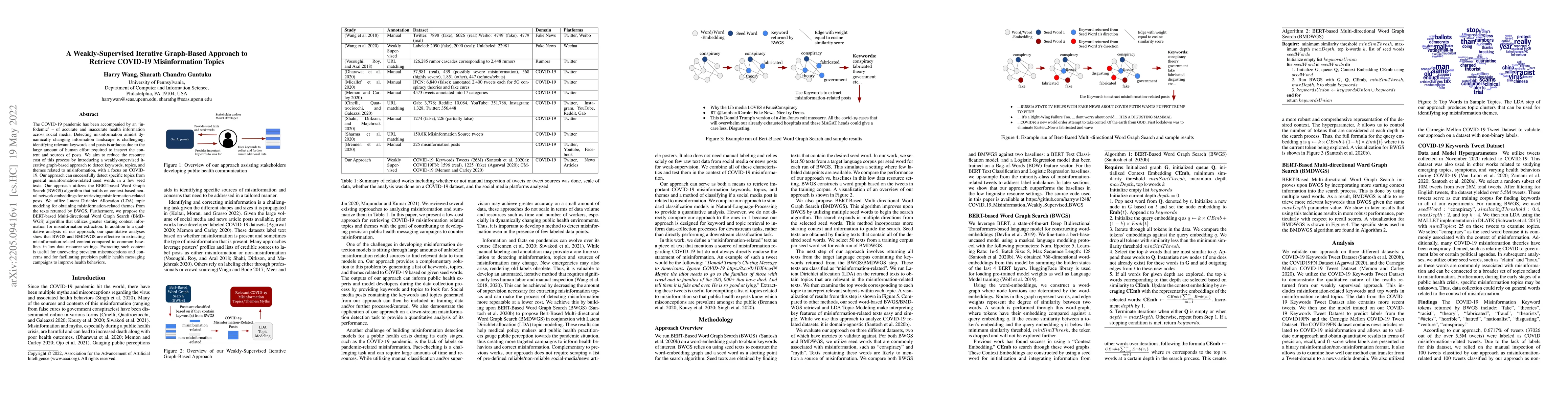 Thumbnail for A Weakly-Supervised Iterative Graph-Based Approach to Retrieve COVID-19
  Misinformation Topics