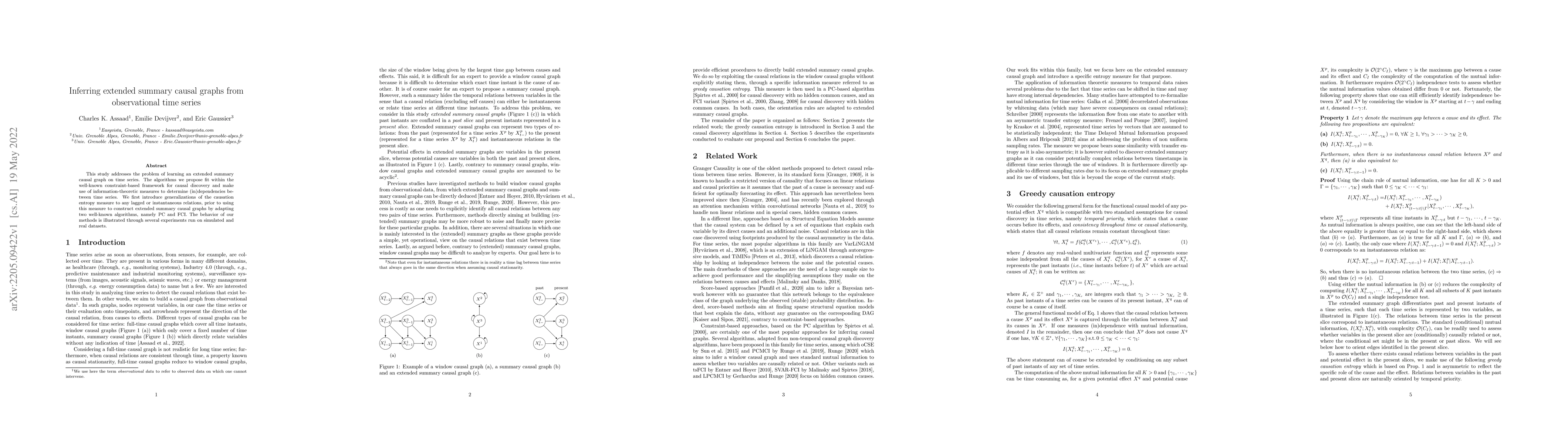 Thumbnail for Inferring extended summary causal graphs from observational time series