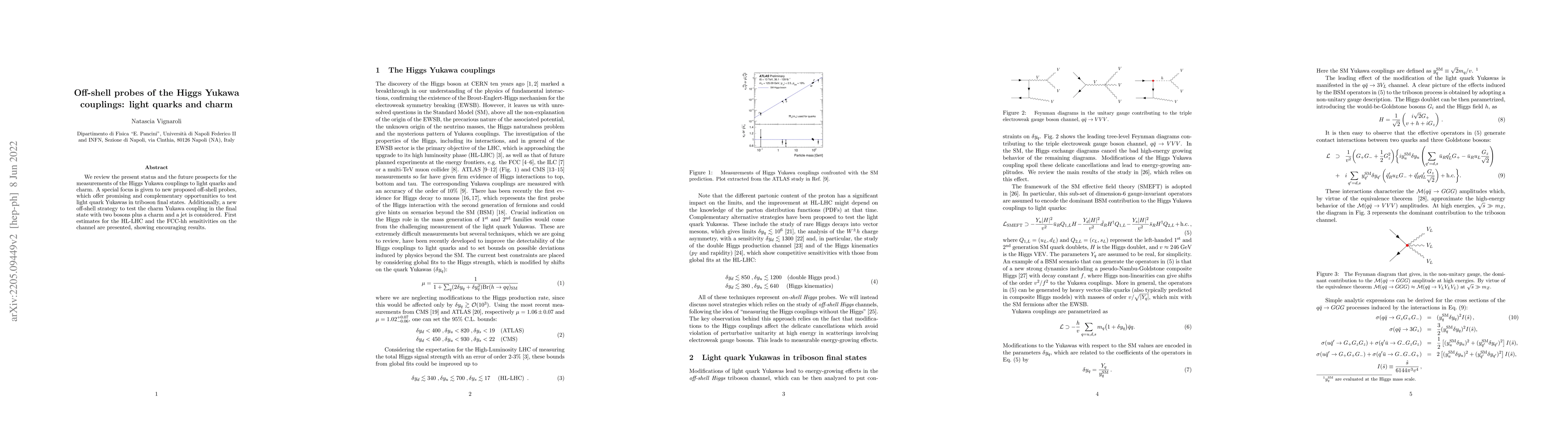Thumbnail for Off-shell probes of the Higgs Yukawa couplings: light quarks and charm