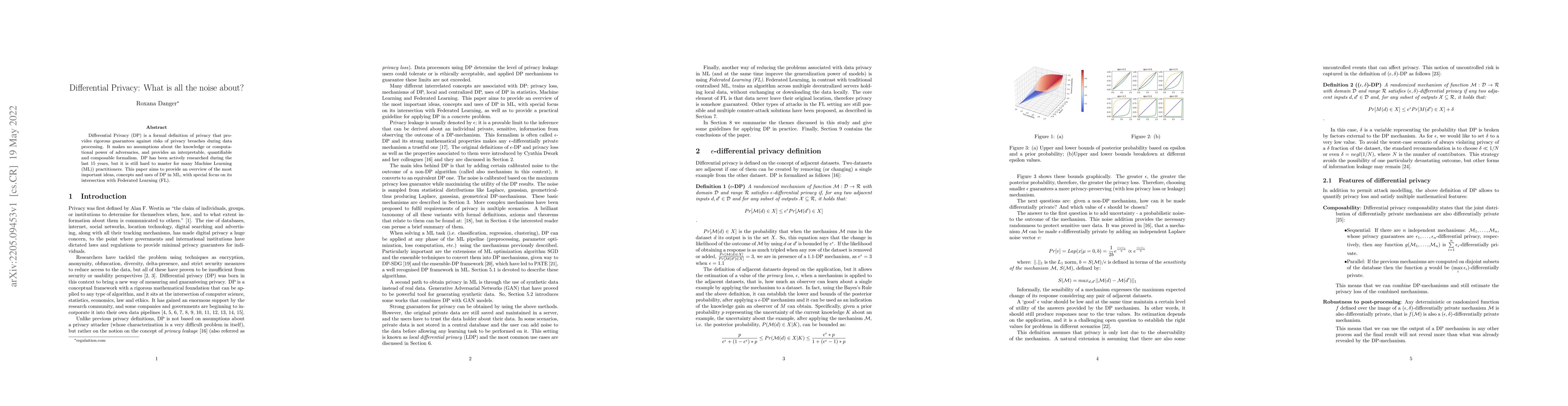 Thumbnail for Differential Privacy: What is all the noise about?