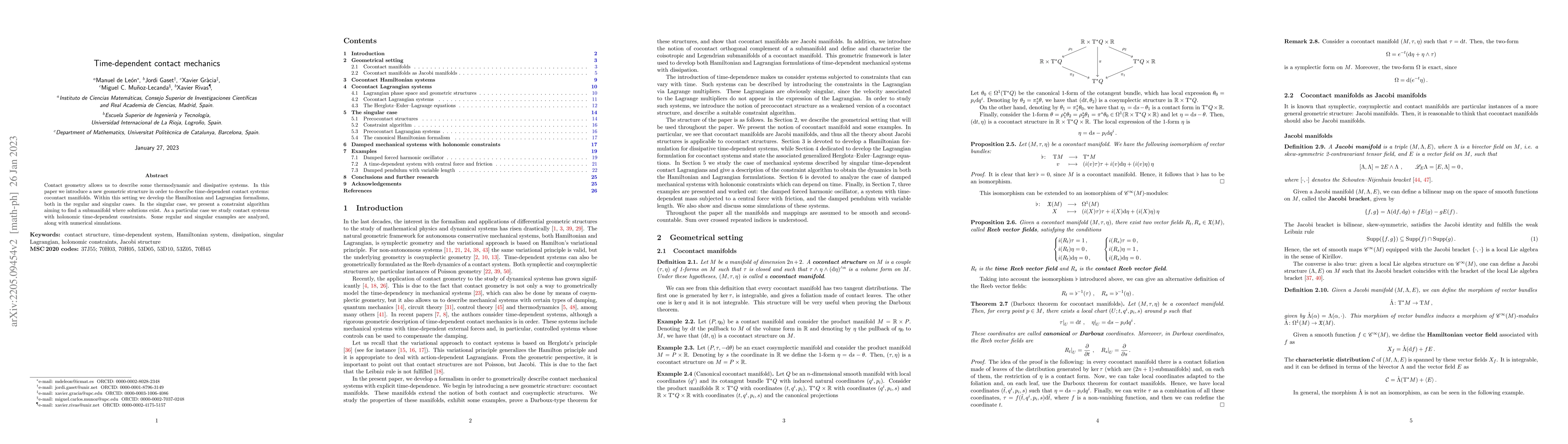 Thumbnail for Time-dependent contact mechanics