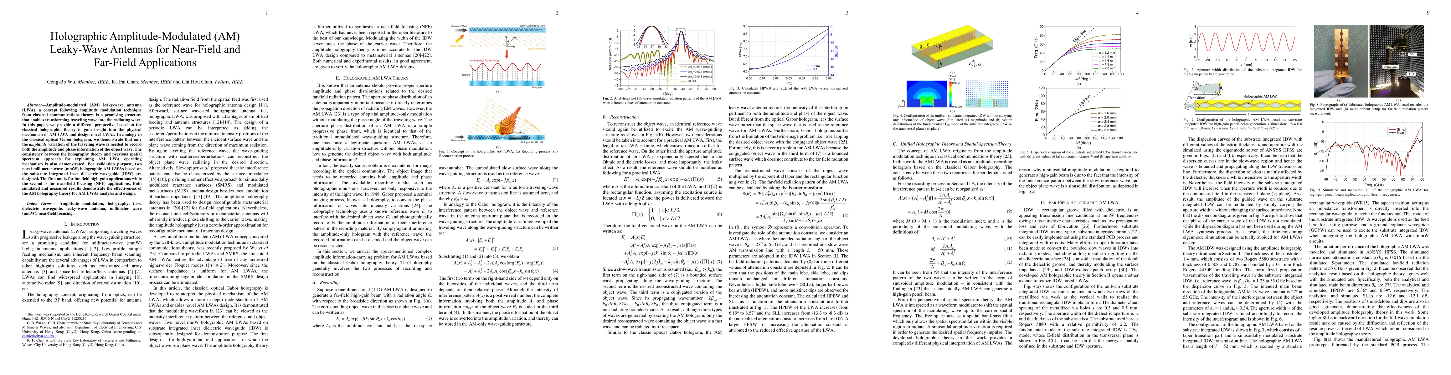 Thumbnail for Holographic Amplitude-Modulated (AM) Leaky-Wave Antennas for Near-Field
  and Far-Field Applications