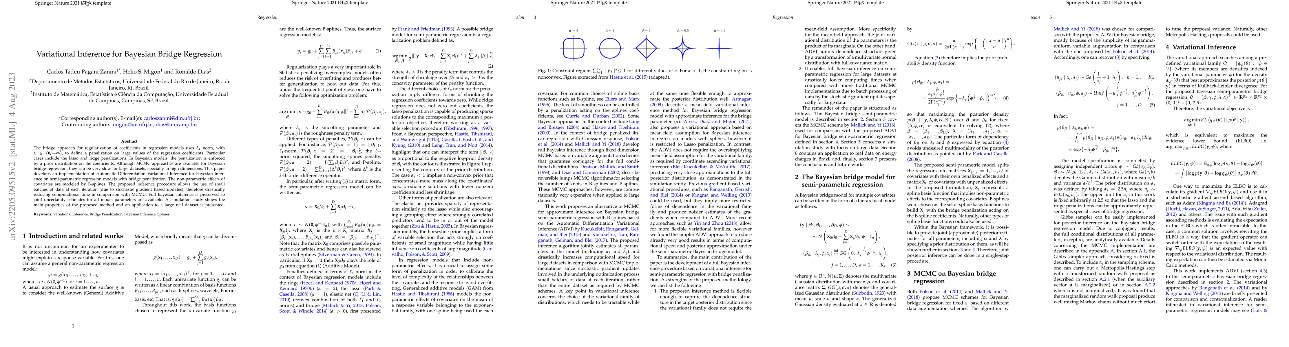 Thumbnail for Variational Inference for Bayesian Bridge Regression