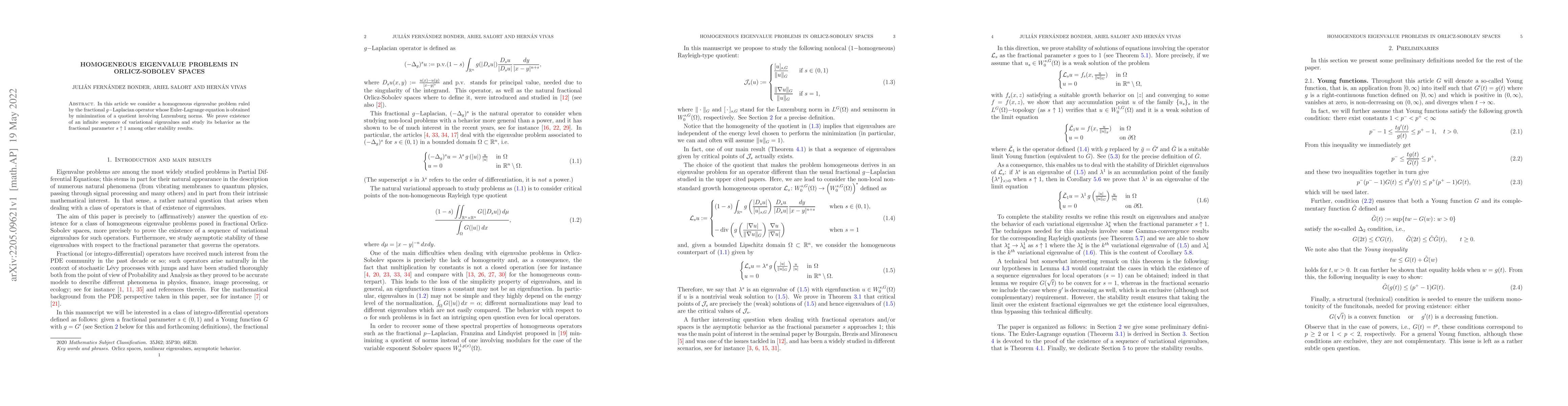 Thumbnail for Homogeneous eigenvalue problems in Orlicz-Sobolev spaces