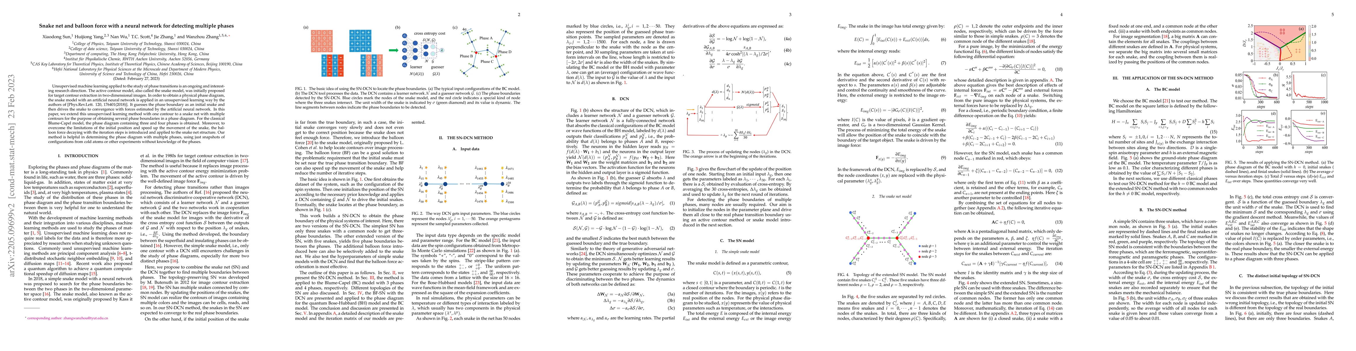 Thumbnail for Snake net and balloon force with a neural network for detecting multiple
  phases